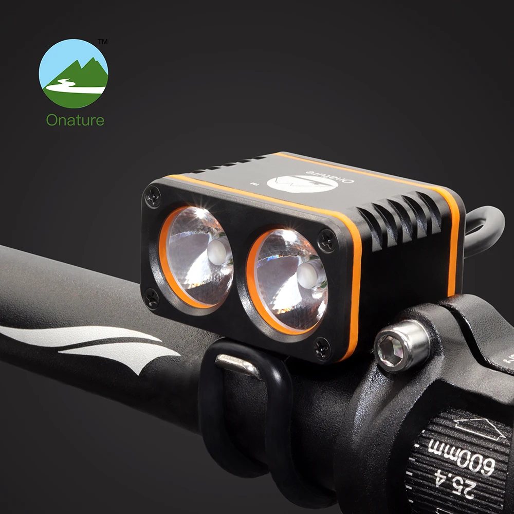 Светодиодный светильник Onature mtb для горного велосипеда заряжаемый от USB мощный