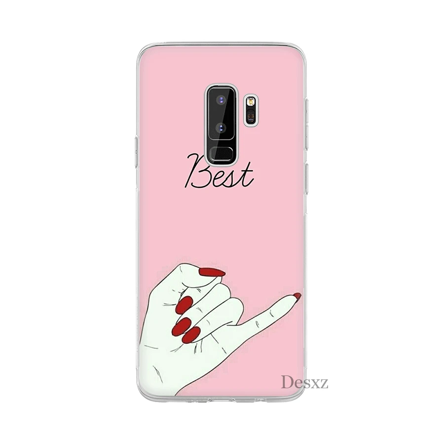 Чехол для телефона Desxz Best Friend Samsung Galaxy Note 8 9 A10 A30 A40 A50 A70 M10 M20 M30 жесткий чехол |