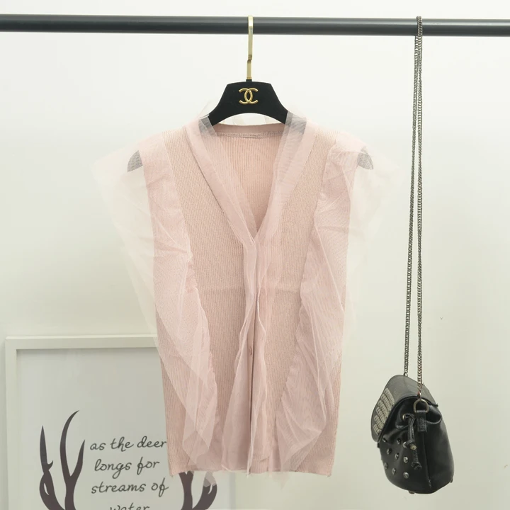 Женский кардиган с V-образным вырезом Alphalmoda изящный однобортный Кардиган без