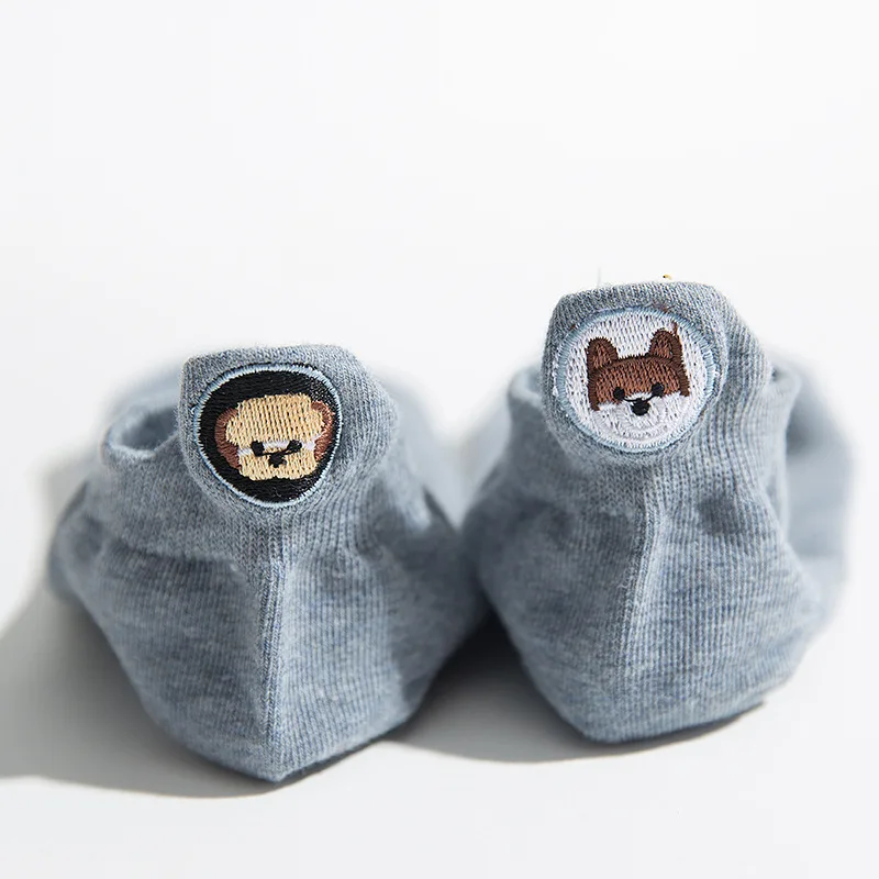 Kawaii вышитые женские носки Харадзюку с изображением собаки счастливые Модные