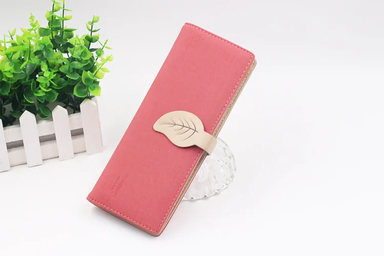 Prettyzys, Новое поступление, Женский держатель для кредитных карт, брендовый длинный листик, дизайнерские 55 держателей карт, кожа, Винтажный дизайн, кошелек, карта