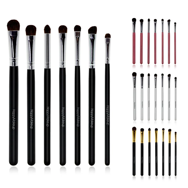 Набор кистей для макияжа 7 шт. портативная Косметическая кисть растушевки