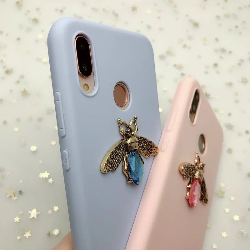 Чехол с 3d-изображением пчелы для iPhone 11 Pro X XR XS MAX мягкий матовый Силиконовый чехол