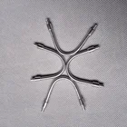 10 шт.лот диаметр 4 мм Штекерный винт + наружная резьба мягкая светильник Кая металлическая гибкая трубка металлический шланг гусиная шея змеиная трубка Зажимная лампа