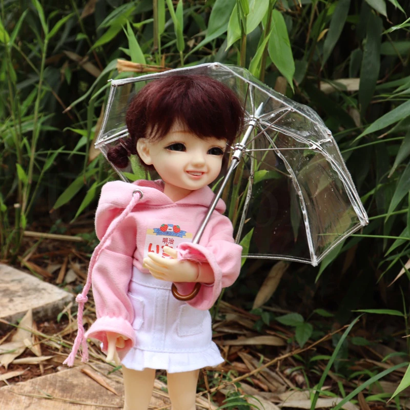 1 шт. 1/6 прекрасный прозрачный зонт для кукольного домика Blyth Holala Barbi Azone BJD