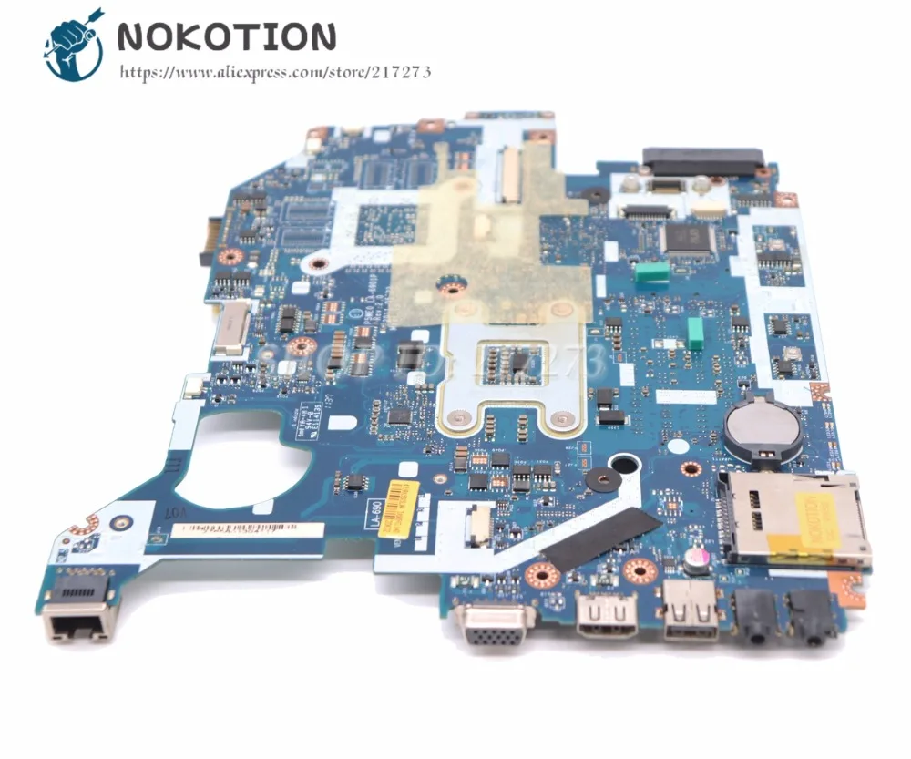 NOKOTION материнская плата для ноутбука acer aspire 5750 5750G P5WE0 LA-6901P MBR9702003 MB. R9702.003 HM65 UMA основная плата DD3