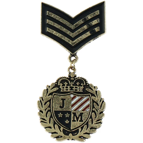 Bronze X0224A Винтажные маленькие броши в виде короны для женщин мужские значки модные ювелирные изделия Ретро Серебряная бронзовая Золотая брошь значки на лацкан, металлическая фурнитура - Окраска металла: Bronze X0224A