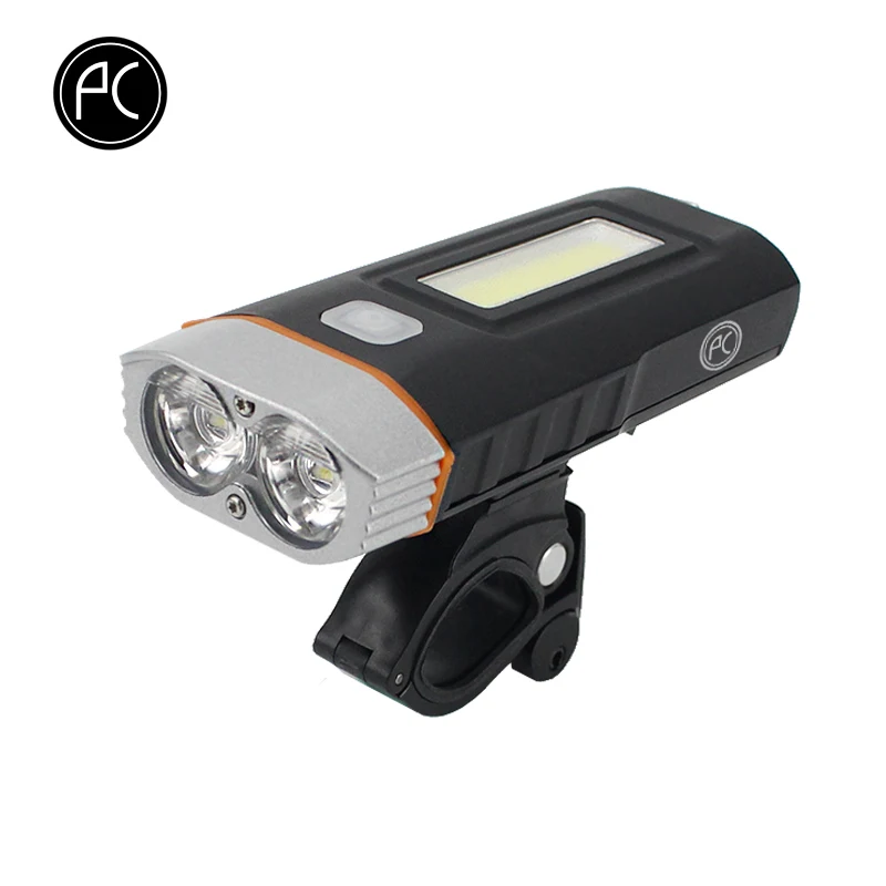 Фонарь велосипедный светодиодный водонепроницаемый с зарядкой от USB 3 режима |