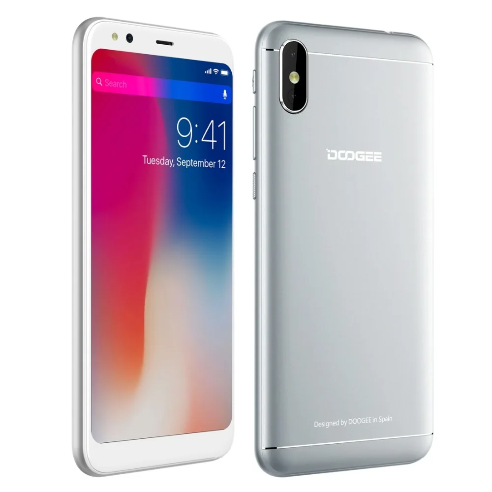 DOOGEE X53 1 Гб оперативной памяти 16 встроенной 5 3 &quotсмартфон Android 7 0 MT6580M 4 ядра + Мп