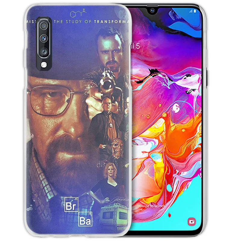 Чехол с принтом «во все тяжкие» чехол для samsung Galaxy A50 A70 A20e A40 A30 A20 A10 A8 A6 плюс A9 A7 жестркий прозрачный пк чехлы для телефона с бумажником и крышка