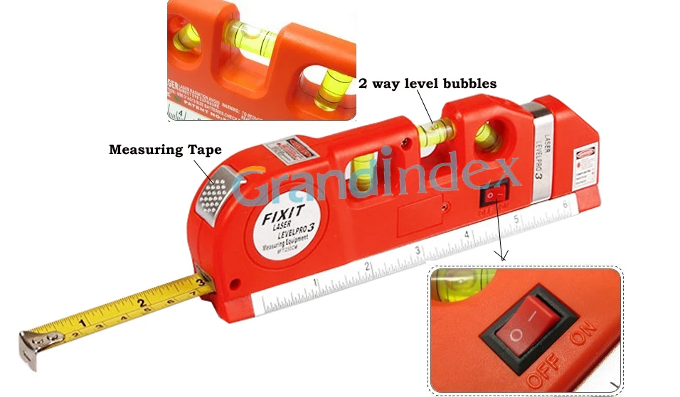 Многофункциональный лазерный уровень маркер W/250 см измерительная лента LV03 |