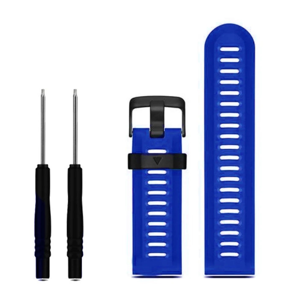 Colorful 26mm Width Outdoor Sport Silicone wrist Strap Watchband Replacement bracelte watch for Garmin Fenix 3 3 HR watch Band