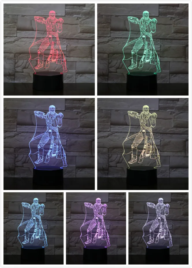 Usb 3d Led Night Light Marvel The Avengers Superheros Thor Hammer Rocket Raccoon Groot Thanos Figure Table Lamp Bedroom Neon