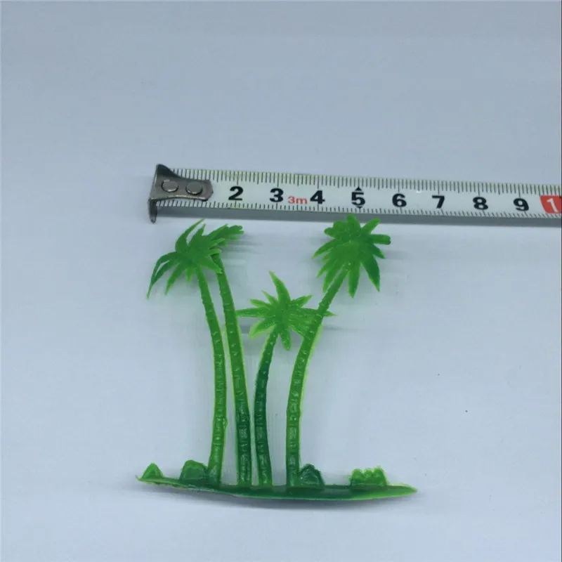 10 шт. Искусственные пластиковые деревья Резьба Моделирование цветы отправить