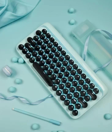 Xiaomi mijia dot Bluetooth механическая клавиатура мультисистемная совместимость 4 файла подсветка Bluetooth 3,0 беспроводное соединение
