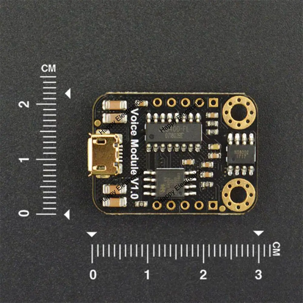 Голосовой модуль DFRobot Gravity UART MP3/WAV 8 Мб поддержка USB-накопителя воспроизведение в