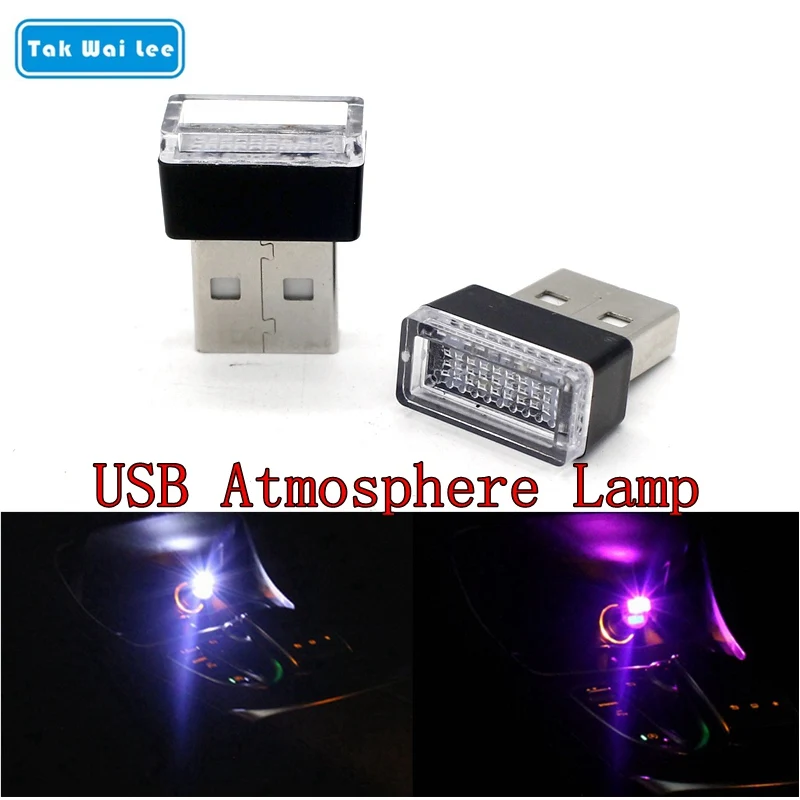 Tak Wai Lee 2 шт. USB LED мини беспроводной автомобильный Стайлинг интерьерный светильник