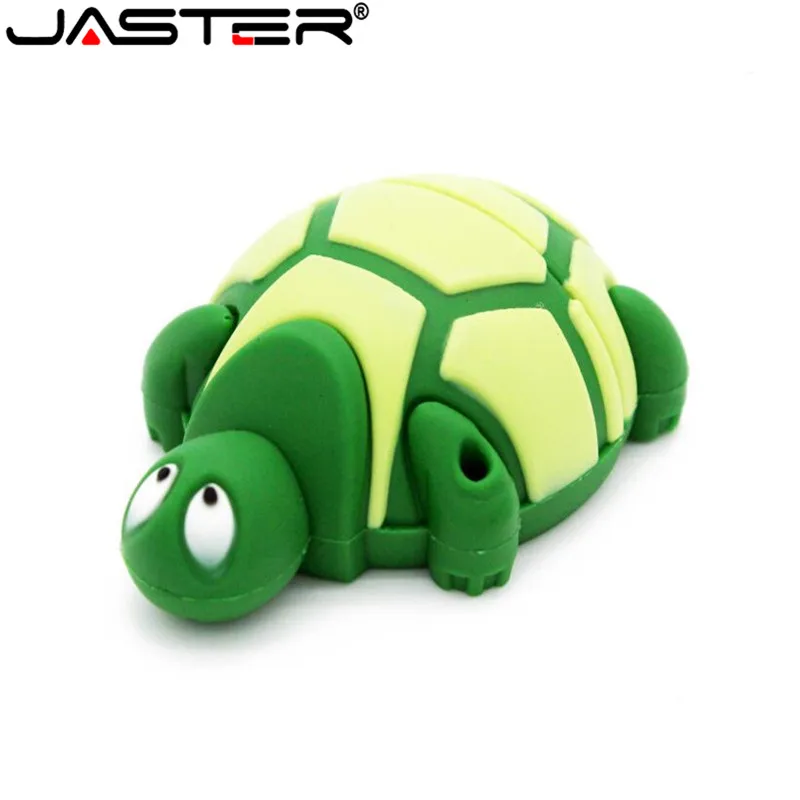 Флеш накопитель JASTER в виде черепахи 4 ГБ 8 16 32 64 ГБ|USB флэш-накопители| |