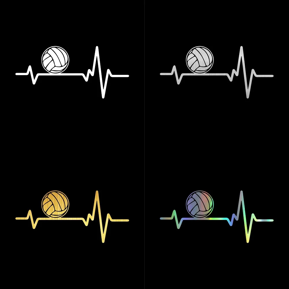 Стикер для автомобиля Heartbeat s и наклейки волейбола Стайлинг корпус автомобильной