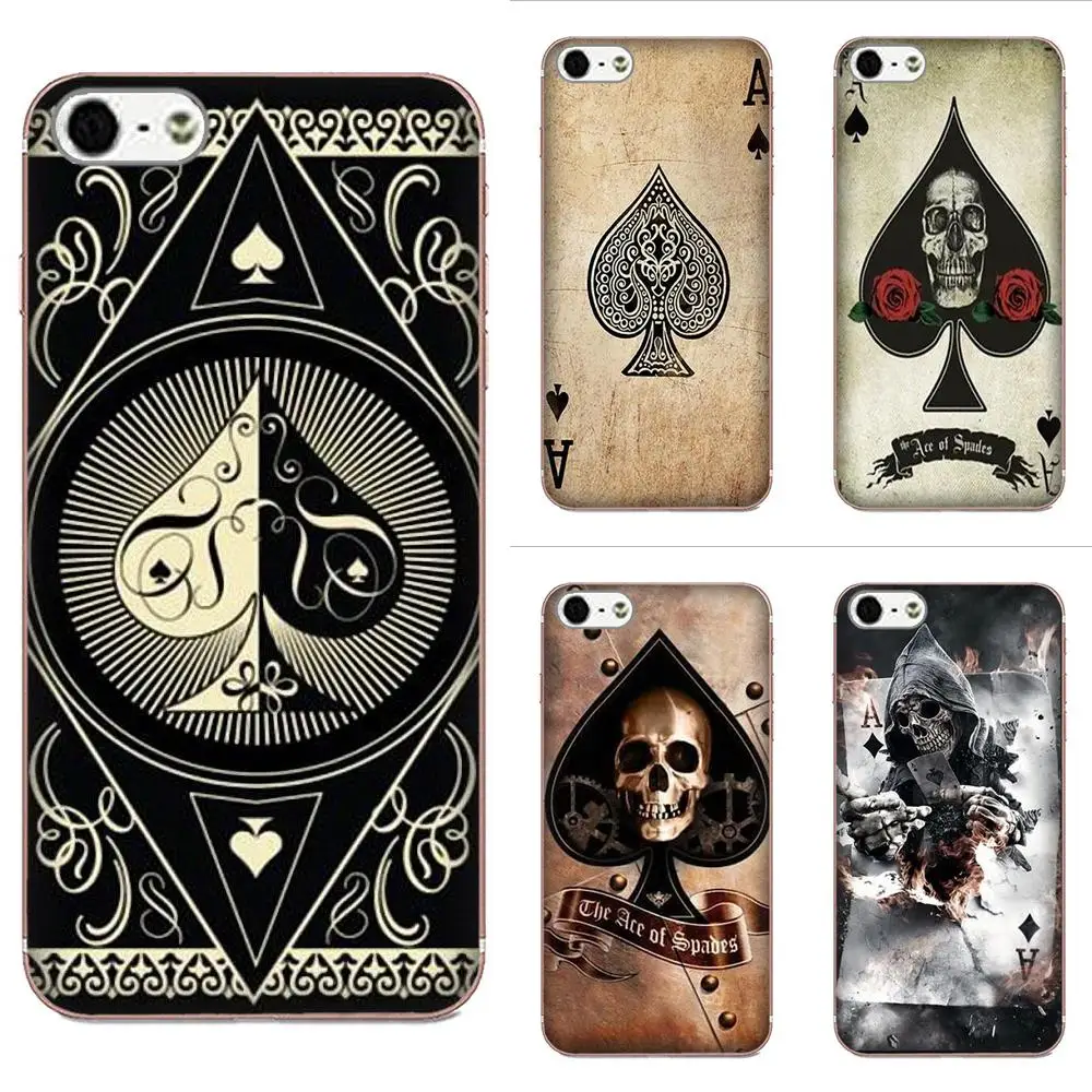 Ace Of Spades из пачки игральных покерных карт для Xiaomi Redmi Note 2 3 3S 4 4A 4X 5 5A 6 6A Pro Plus ТПУ