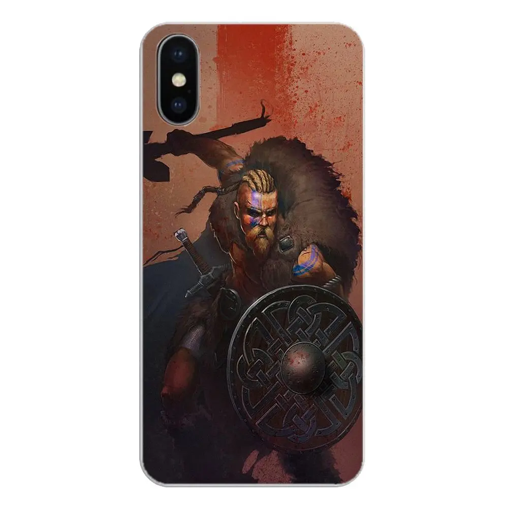 TV Series Ragnar Lothbrok Vikings Poster Print Silicone Bag Case For Samsung Galaxy Note 8 9 S9 S10 A8 A9 Star Lite Plus A6S A9S |