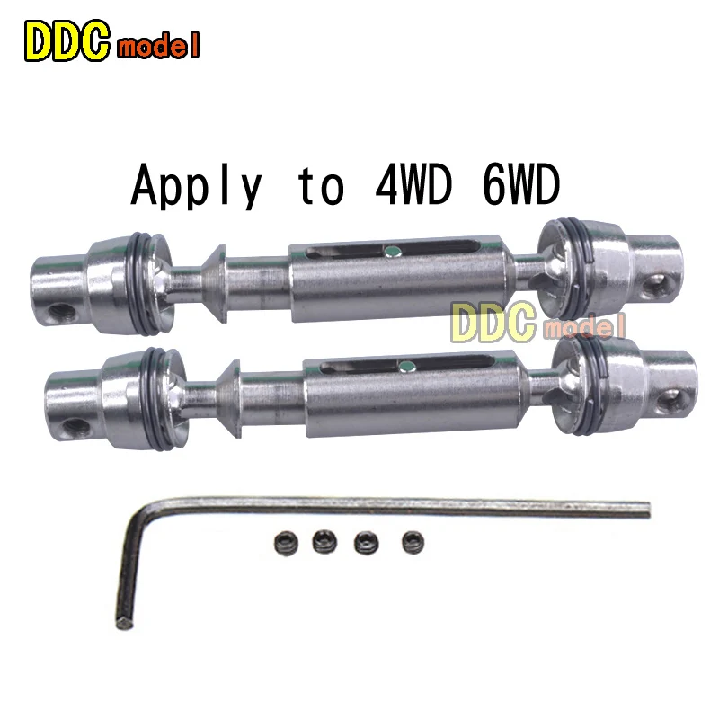 

Henglong Truck RC Car Spare Parts Metal Front Rear Drive Shaft for WPL Ural B36 B16 C14 C24 B24