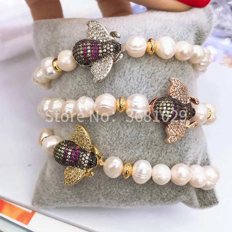 The quality fashion woman hao stone pearl bracelet
