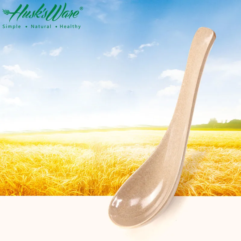 HUSK'S WARE 100% натуральная рисовая шелуха китайская суповая ложка для детского