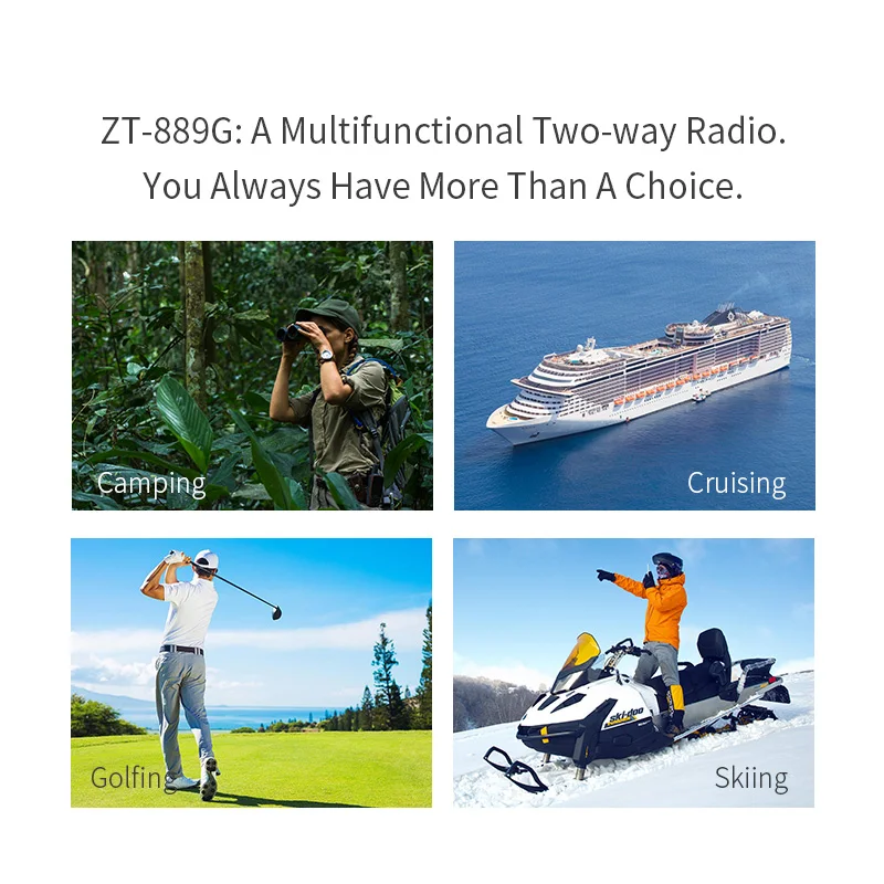 1 шт. Zastone ZT 889G 10 Вт рация Радио vhf uhf 999 каналов GPS местоположение PMR446 ham радио|Рации| |