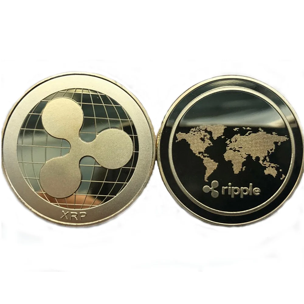 Горячая 1 шт. Ripple монета XRP CRYPTO памятная монета|Безвалютные монеты| |