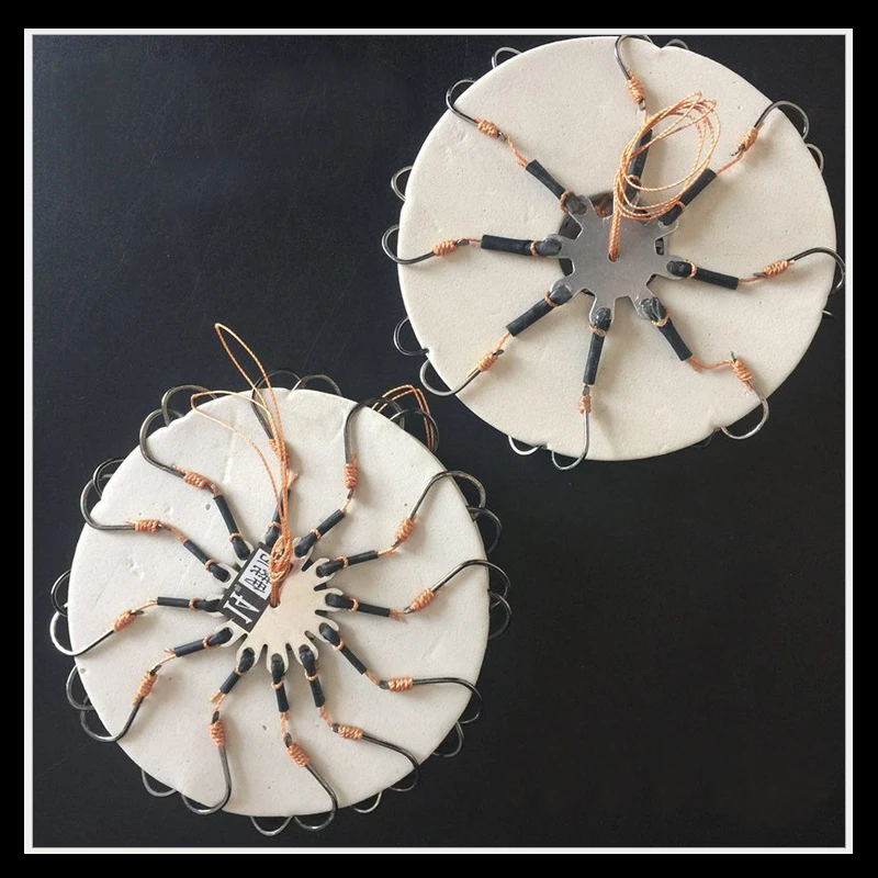 6 шт. Пружинные рыболовные крючки для рыболовных щитков взрывобезопасный крючок