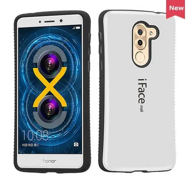 Противоударный чехол для huawei Honor 6X, чехол Iface mall, цветная кривая, пластиковый, противоскользящий чехол для huawei mate 9 Lite GR5 6X, чехол