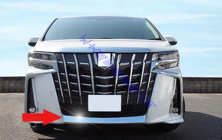 Для 2019 Toyota Sport Edition Alphard AH30 автомобильные аксессуары Нержавеющая сталь Передняя