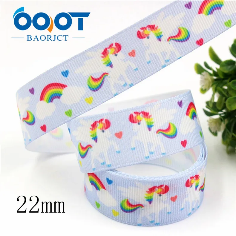 3-22mm OOOT BAORJCT 181193 25/22 мм 10 ярдов мультфильм лошадь ленты термотрансферный Печатный корсаж Свадебные аксессуары DIY материал - Цвет: 3-22mm