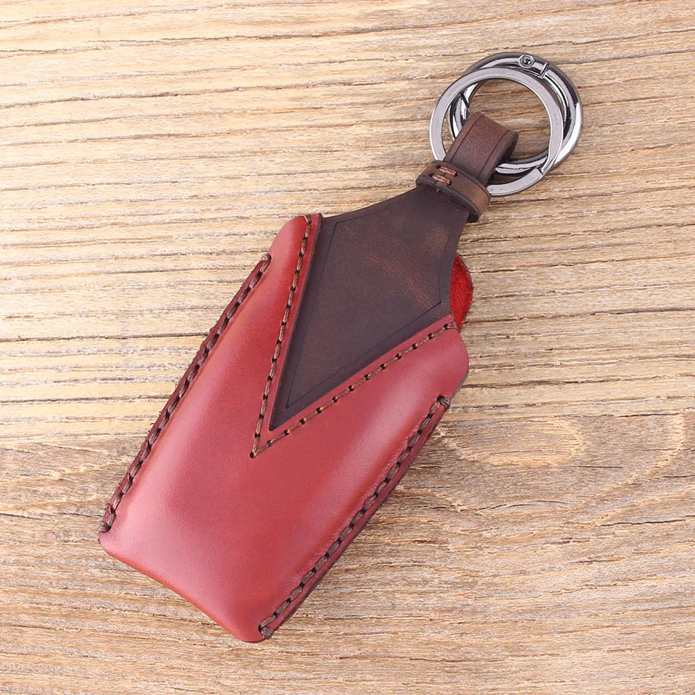 Dandkey 4 Buttons Smart Remote Leather Keyless Shell Car Key Cover For BMW F CAS4 5 Series 7 Fob Case | Автомобили и мотоциклы