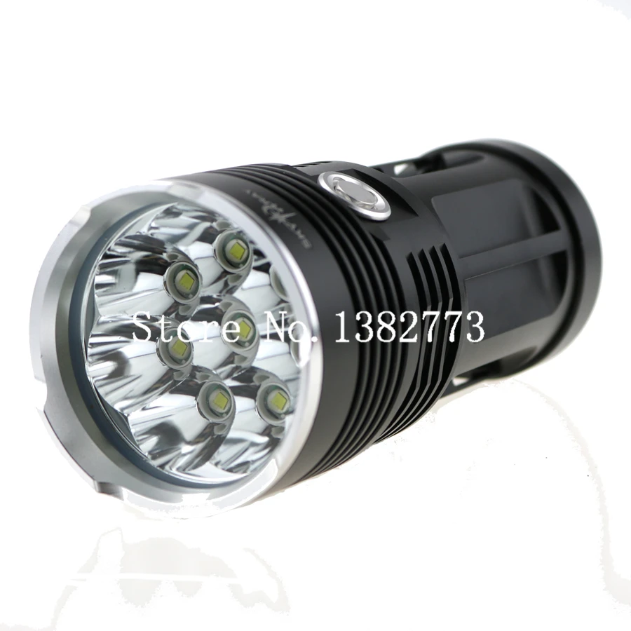 Фонарик SKYRAY King 8T6 светодиодный 15000 люмен 8 x CREE XM L T6 3 режима высокий низкий