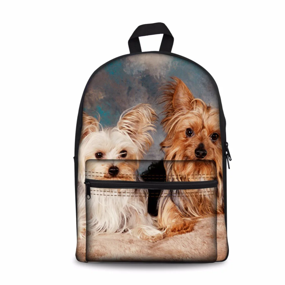 Школьный рюкзак с принтом на заказ для женщин милый Западный Хайленд белый