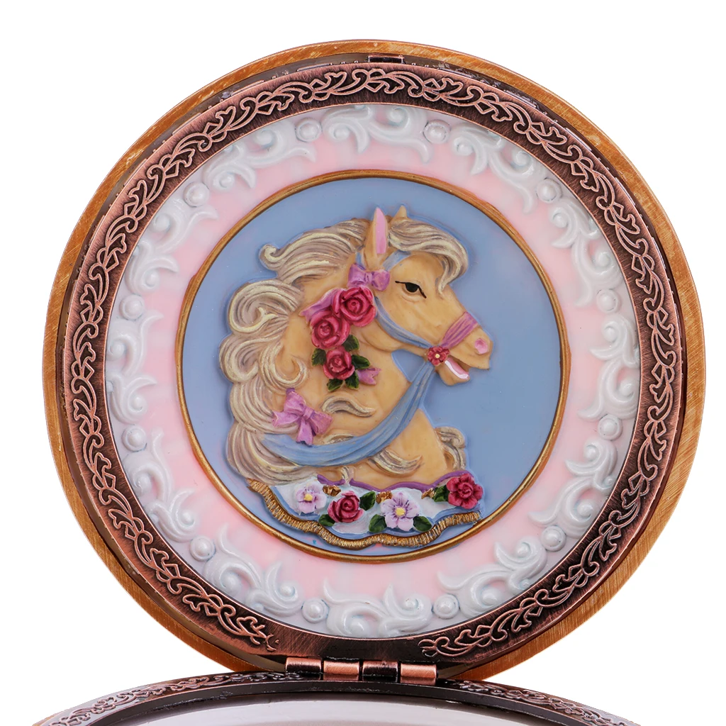 Ретро Музыкальная шкатулка со светодиодным фонариком Детский Рождественский