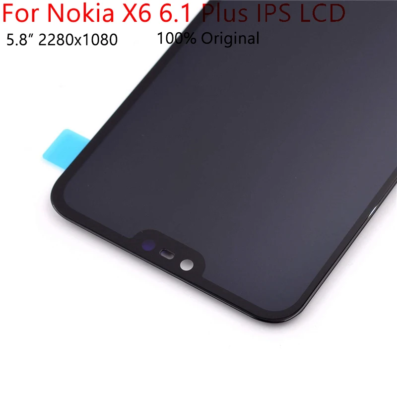5 8 &quotОригинальный AAA для Nokia X6 6 1 Plus ЖК дисплей сенсорный экран дигитайзер в сборе