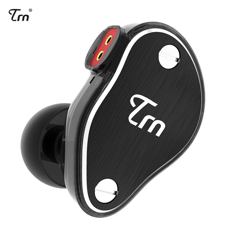 TRN V60 наушники вкладыши HIFI Беспроводная Спортивная гарнитура 6 шт Круг Железный