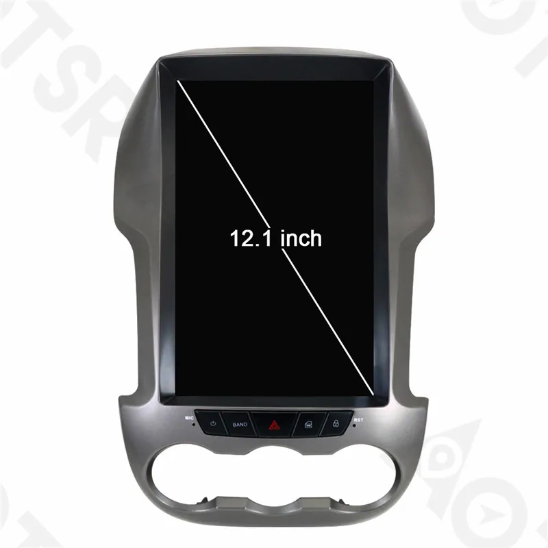 Android 6 0 Tesla стиль 12 1 дюймов Автомобильный без dvd плеера GPS навигация для Ford Ranger 2011 2016