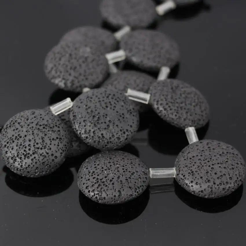 3 нити/партия бусины из натуральной лавы 30 мм|beads charms|beaded jewelrylava rock |