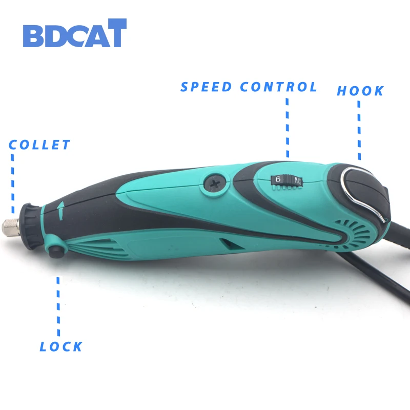 BDCAT 2018 новый стиль электрический Dremel Мини дрель полировальная машина переменная