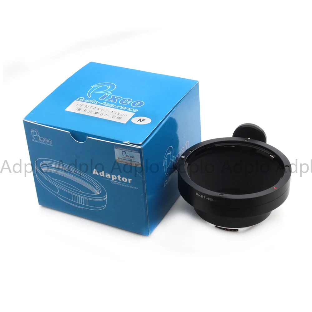 Адаптер объектива с подтверждением автофокусировки подходит для Pentax67 камеры Nikon