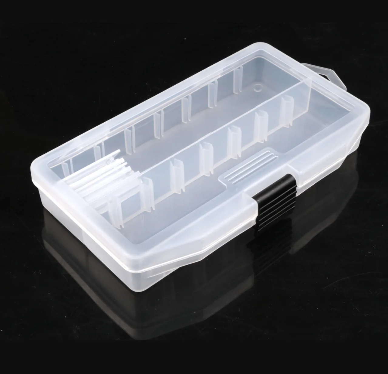 

10 Grids Fishing Lure Box Storage Case Box Transparent Fishing Lure Fishhook Box Spoon Hook Bait Tackle Box Fishing Accessories