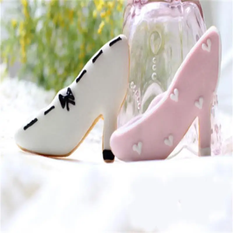 Модная металлическая Форма для торта на высоком каблуке форма печенья