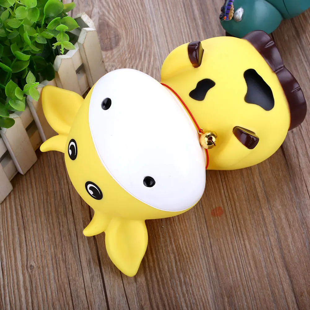 Корова Форма экономия денег Копилка книжный шкаф офисной игрушки Симпатичные