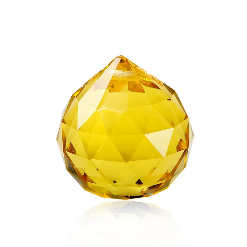 Кристальные подвески для люстр 1 шт. хрустальные бусины круглые шарики граненые