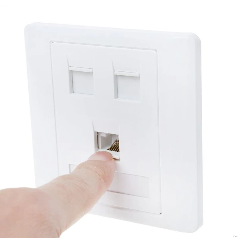 Компьютерная панель типа 86 CAT5E сетевой модуль RJ45 кабель интерфейсная розетка