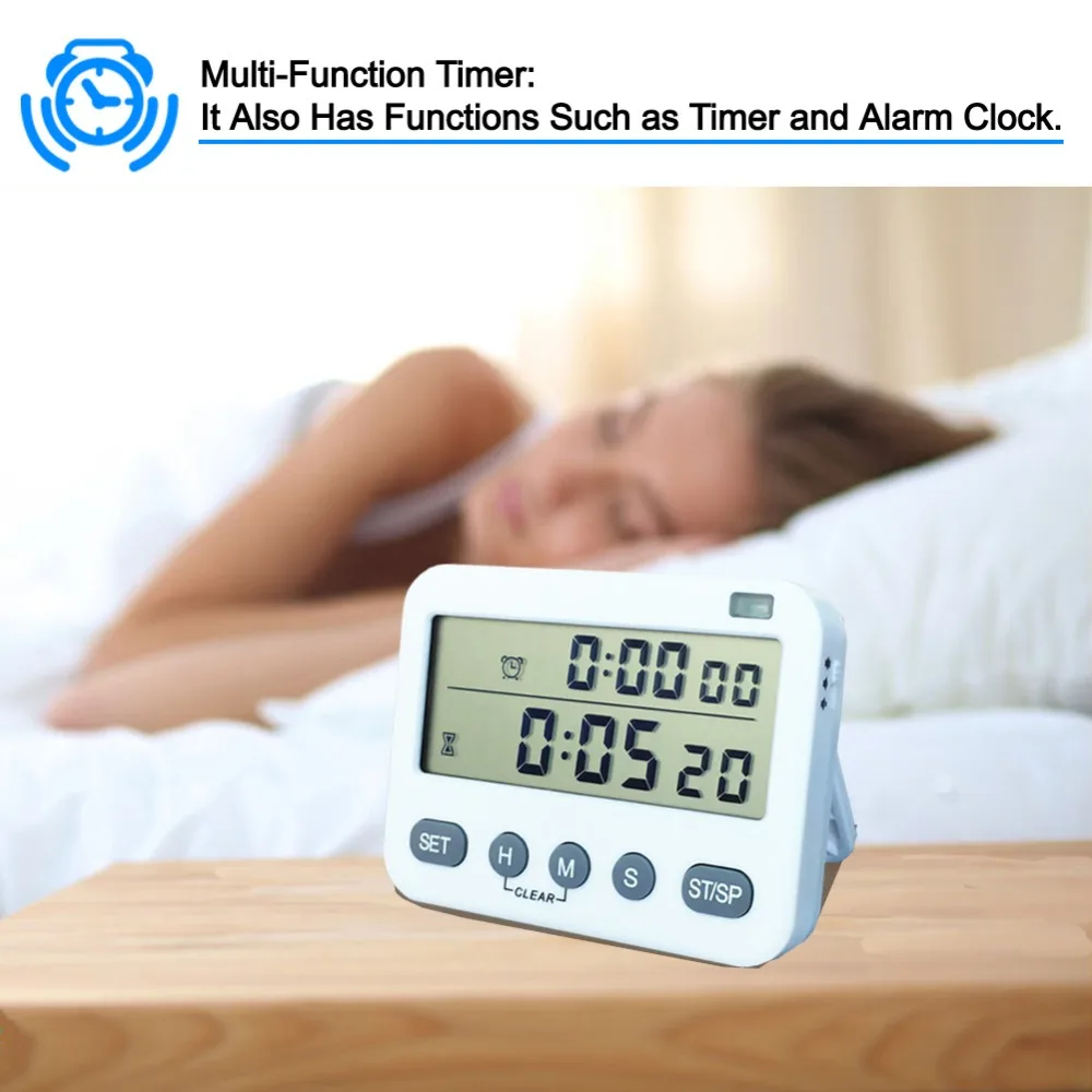 Kitchen Timer Cooking Digital Clock Timing and Countdown Function Device | Дом и сад